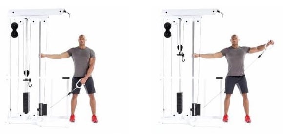 treino de ombros