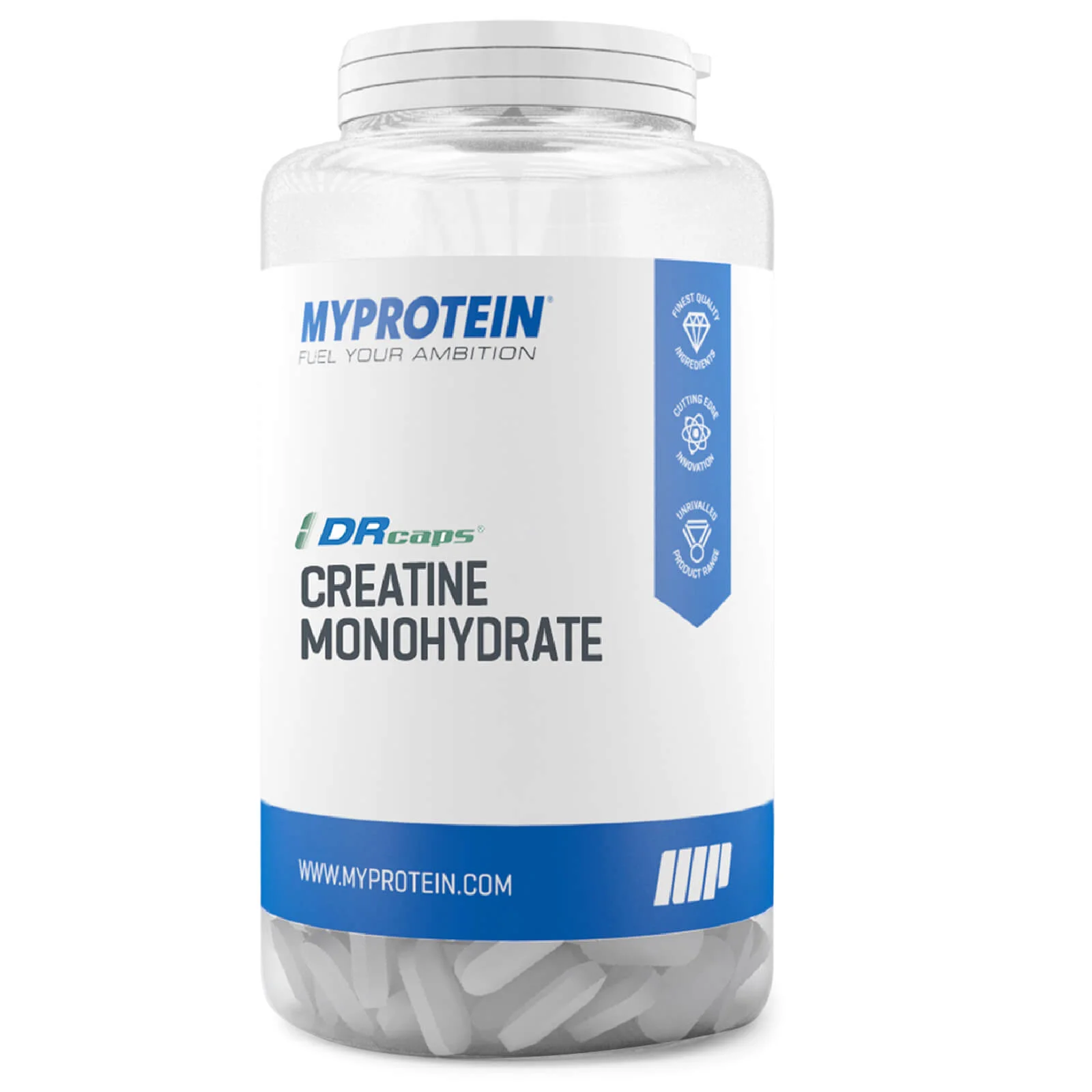 DRCaps® Monohidrato de Creatina - Cápsulas de Libertação Lenta - 90capsules - Sem Sabor Imagem 1