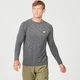 T-Shirt de Manga Comprida MP Performance - Preto/Carbono