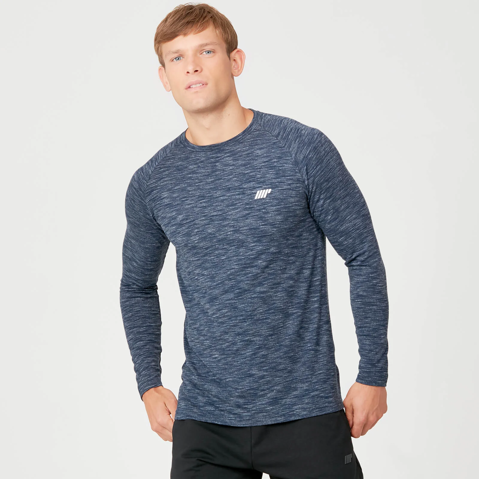 MP Performance Long Sleeve T-Shirt - Navy Marl - XS Imagem 1