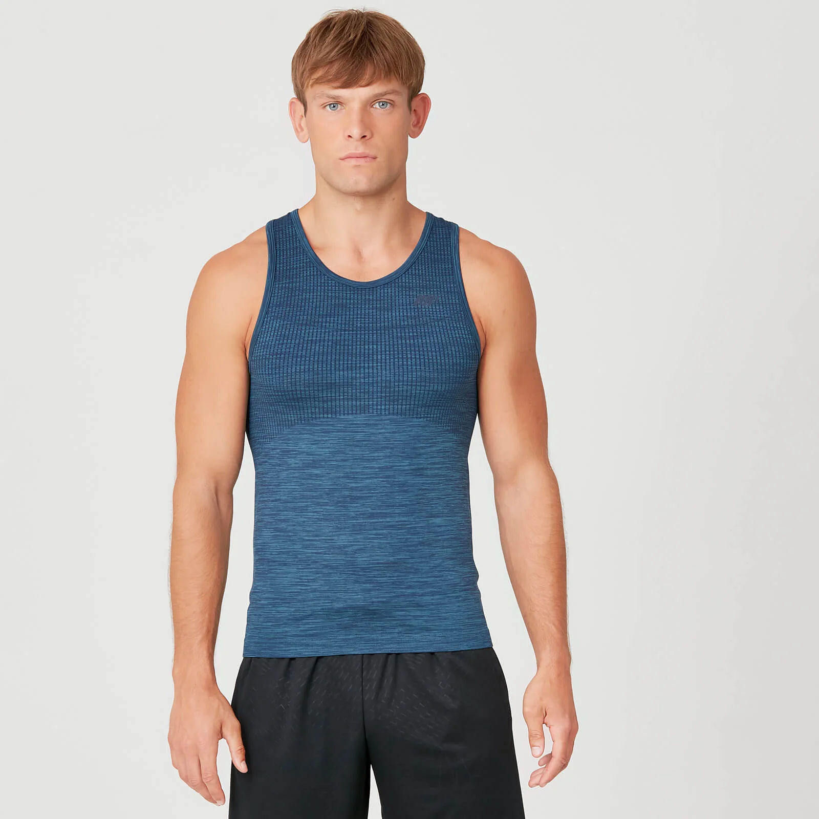 MP Men's Seamless Tank Top - Petrol Blue - XS Imagem 1