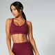 Myprotein Power Mesh Sports Bra - Oxblood