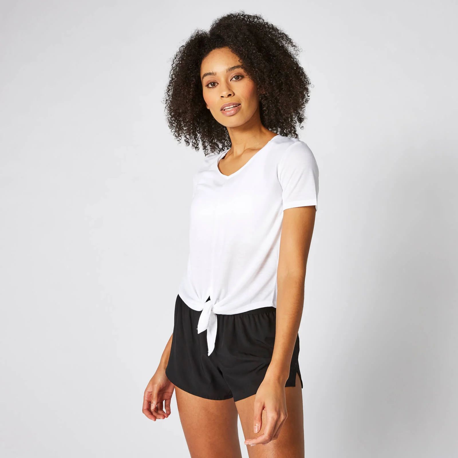 MP Twist Short Sleeve T-Shirt - White - XS Imagem 1
