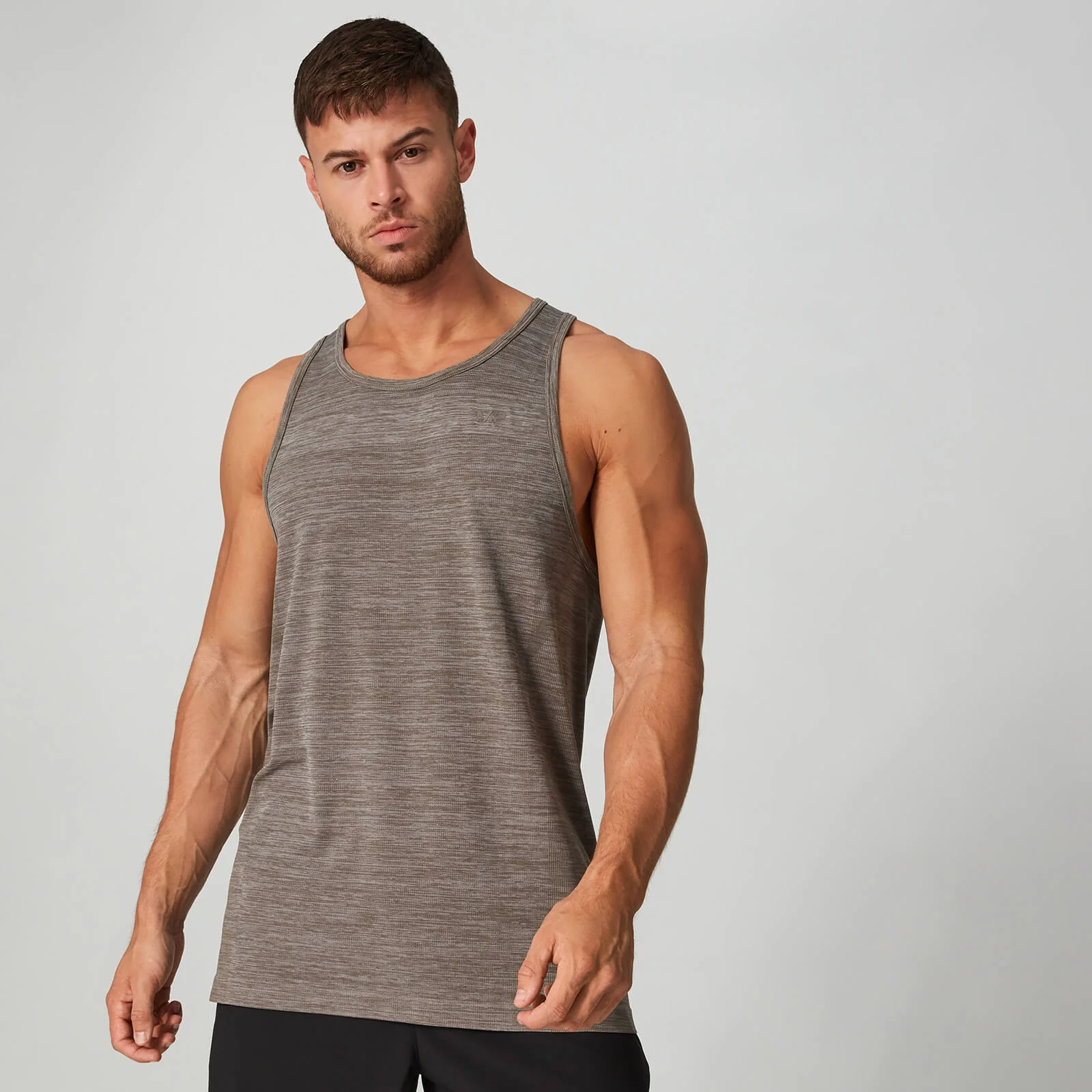 MP Aero-Knitted Tank - Driftwood Marl - XS Imagem 1