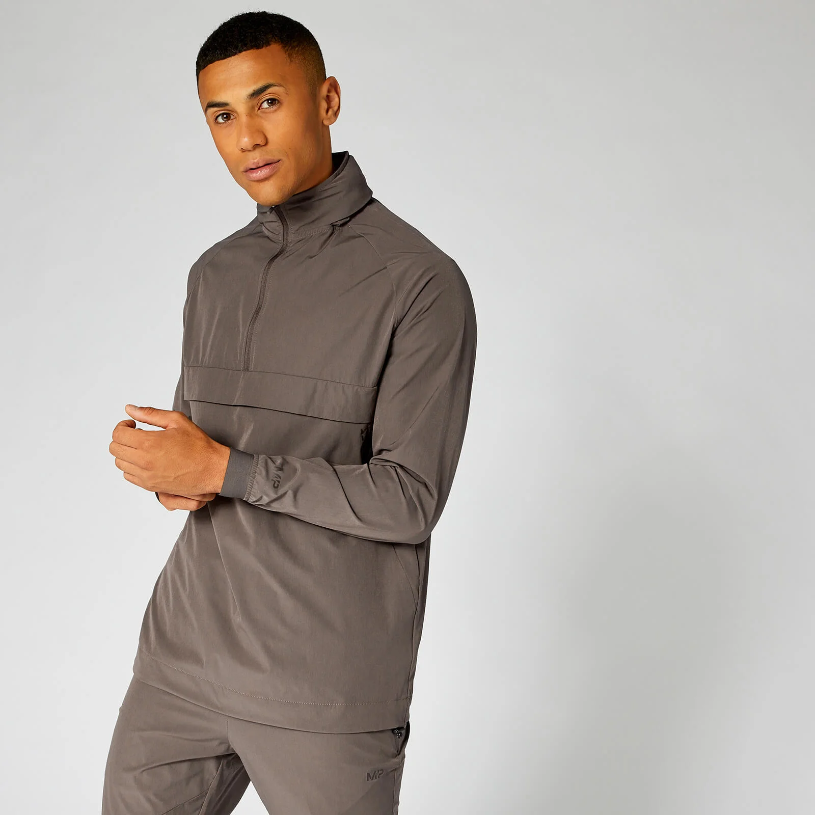 Camisola de fecho ½ Pace Woven - Driftwood - XS Imagem 1