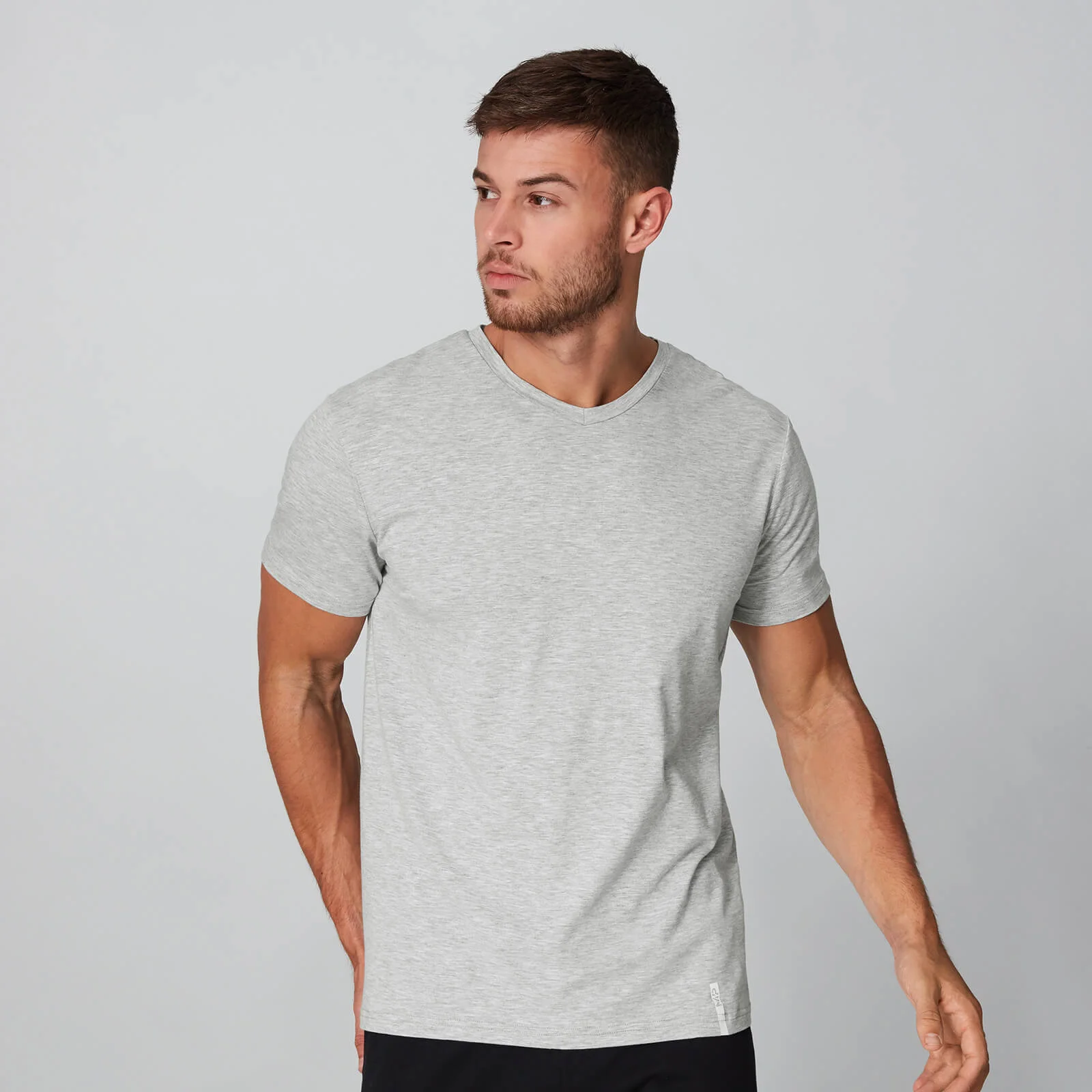 MP Luxe Classic V-Neck - Silver - XS Imagem 1