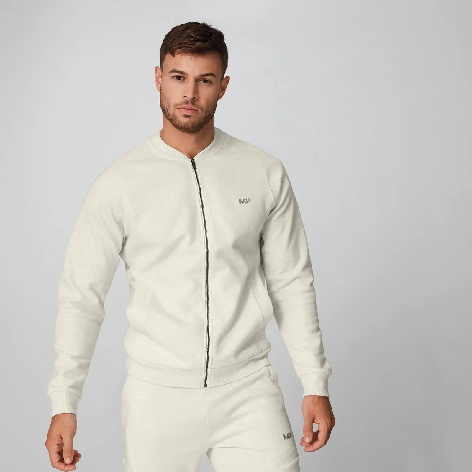 MP Men's City Bomber - Chalk Marl - XS Imagem 1