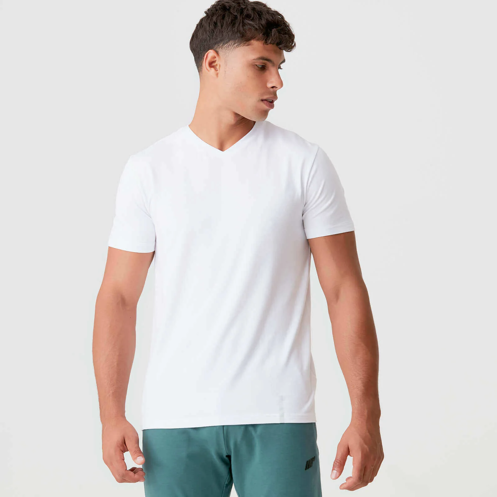 MP Men's Luxe Classic V-Neck T-Shirt - White - XS Imagem 1
