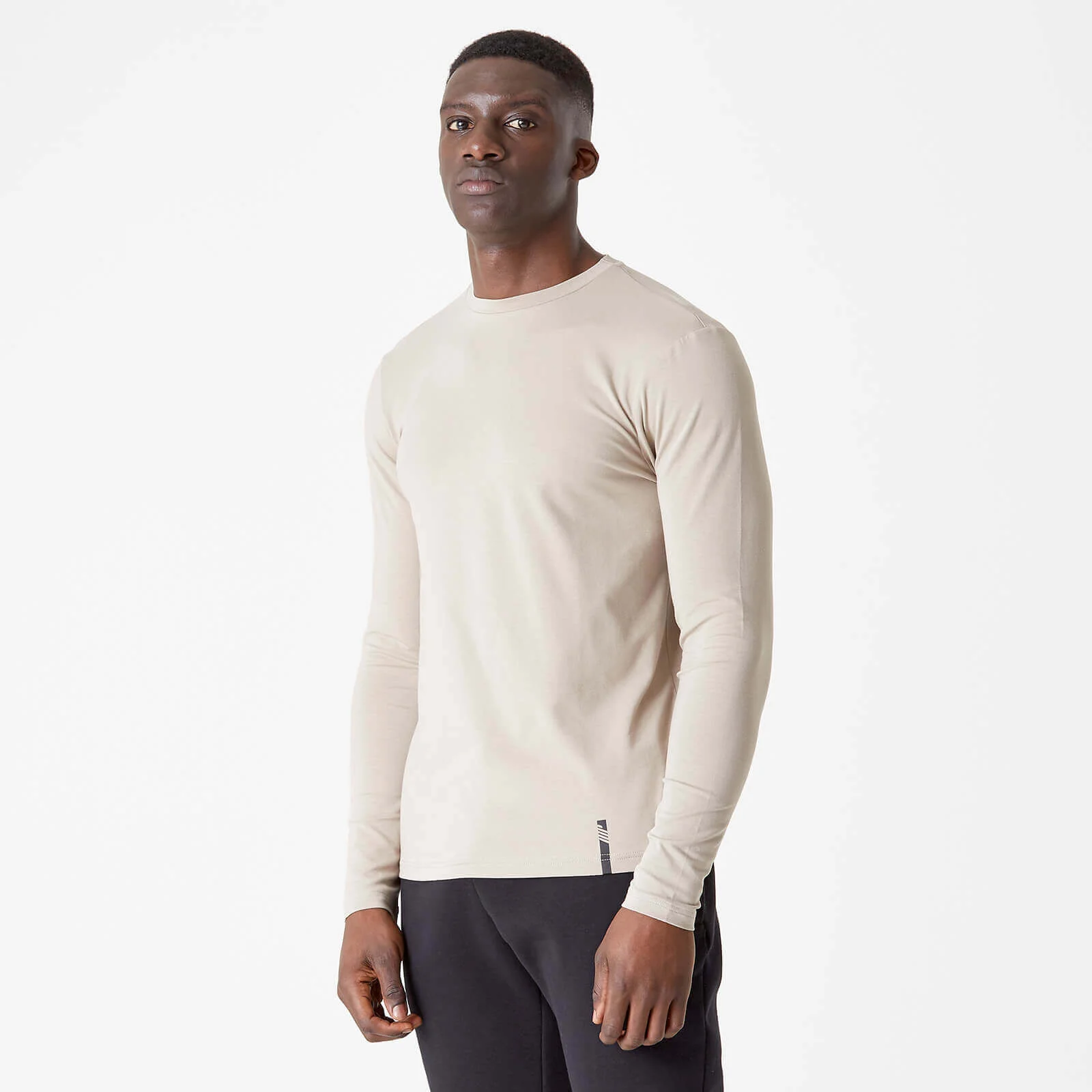 Myprotein Luxe Classic Long Sleeve Crew - Taupe - XS Imagem 1