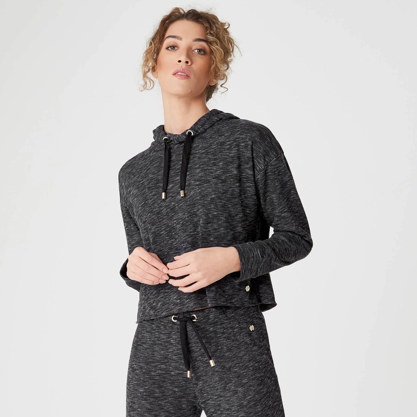 Myprotein Luxe Lounge Hoodie - Black Heather - XS Imagem 1