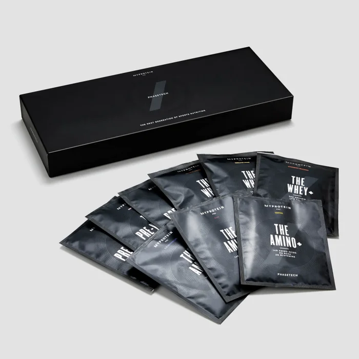 Myprotein PhaseTech 9 Pack Sample Box (Kitted)