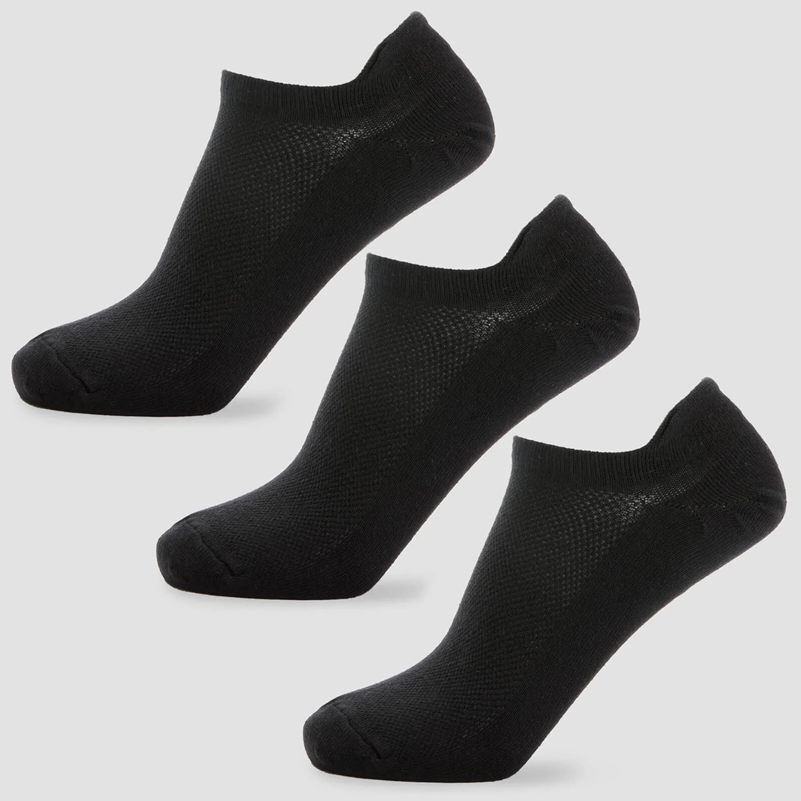 Meias Pelo Tornozelo Essentials para Homem da MP - Preto (3 pares) - UK 6-8 Imagem 1