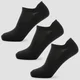 Meias Pelo Tornozelo Essentials para Homem da MP - Preto (3 pares)