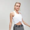 Colete Curto de Atar à Frente para Treino da MP Essentials para Senhora - Branco