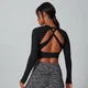 T-shirt Curta sem Costas Power da MP para Senhora - Preto