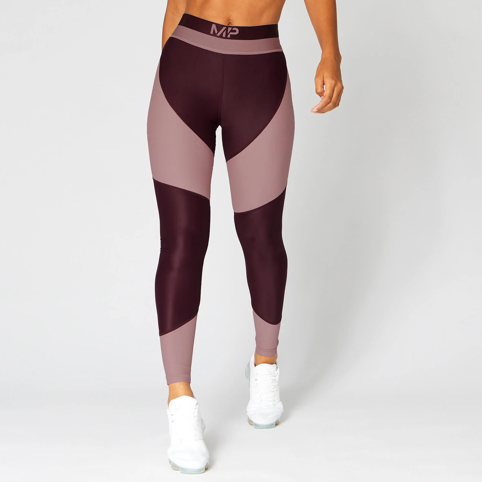 MP Women's Metallic Panelled Leggings - Malbec - XS Imagem 1