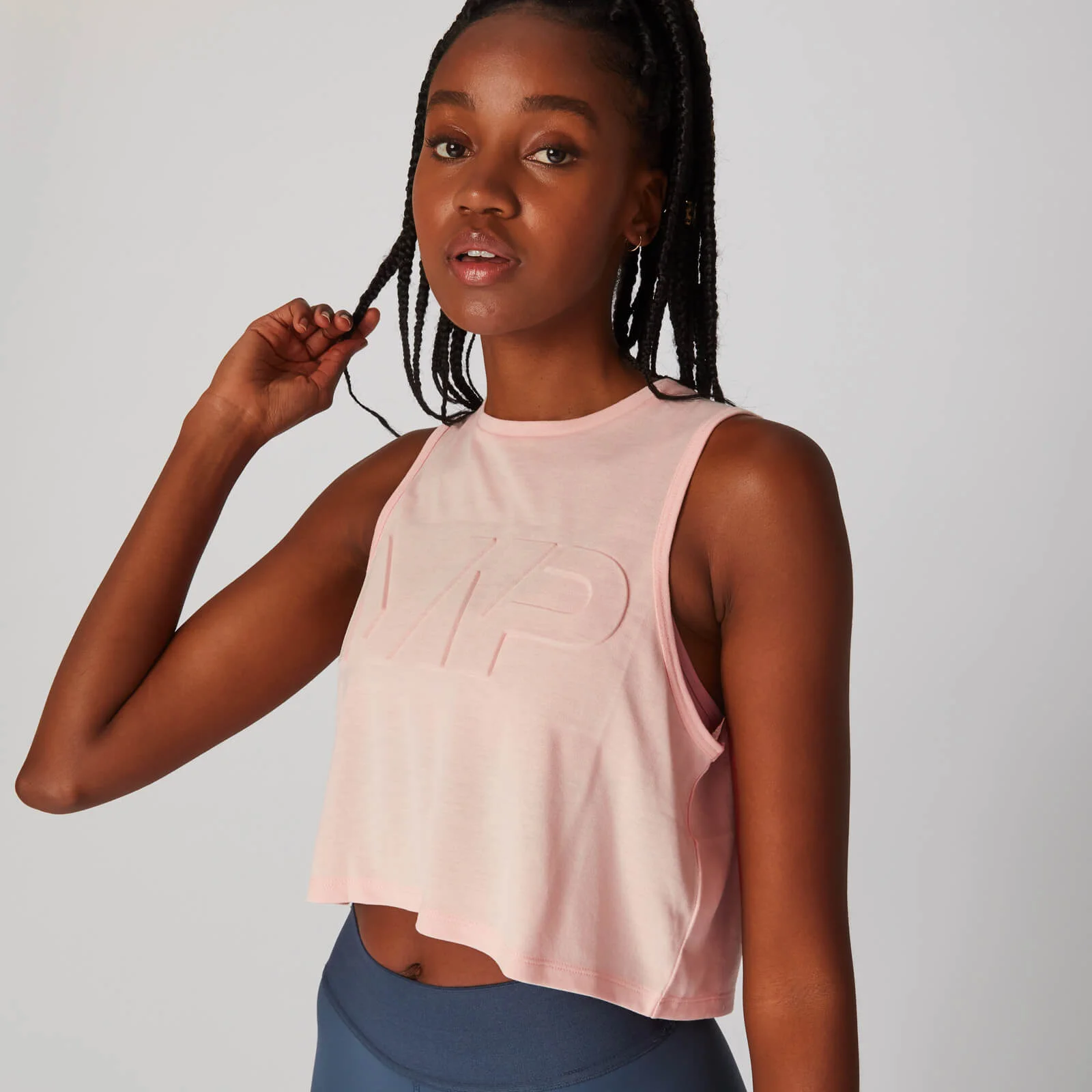 Top com Relevo Reach - Rosa Pálido - XS Imagem 1