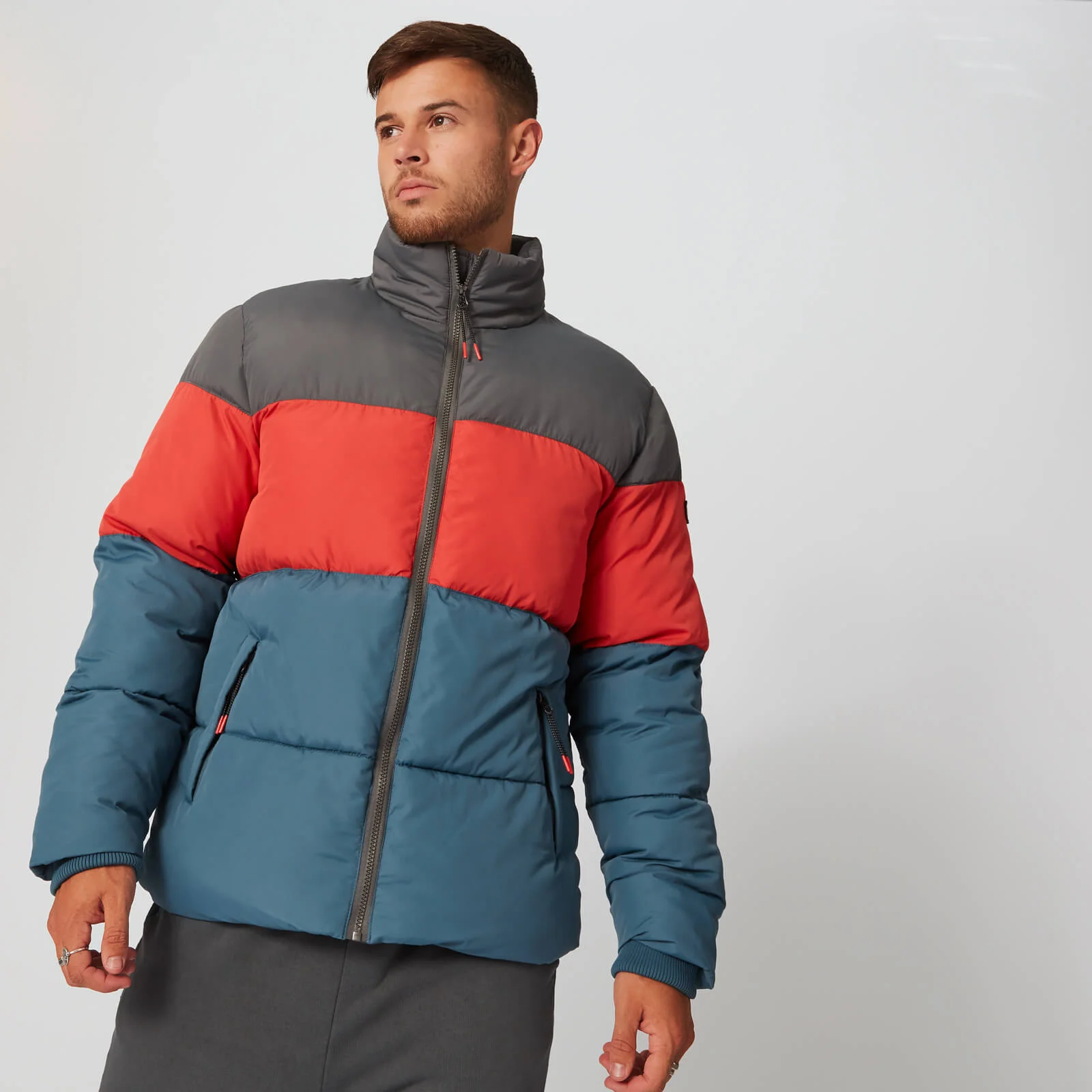 MP Men's Colour Block Puffer Jacket - Diesel - XS Imagem 1