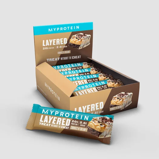 Barra 6 Layer Myprotein - 12 x 60g - Bolacha e Nata