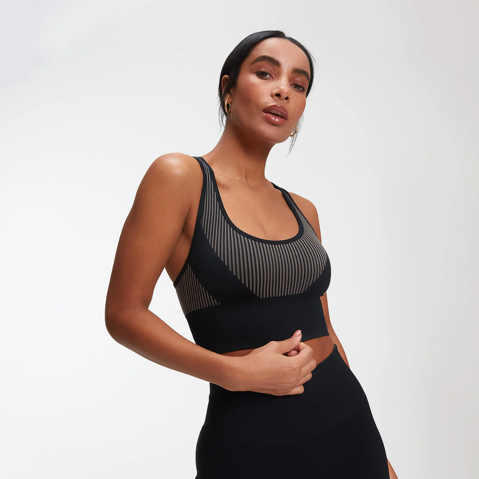 MP Women's Impact Seamless Sports Bra - Black - XS Imagem 1