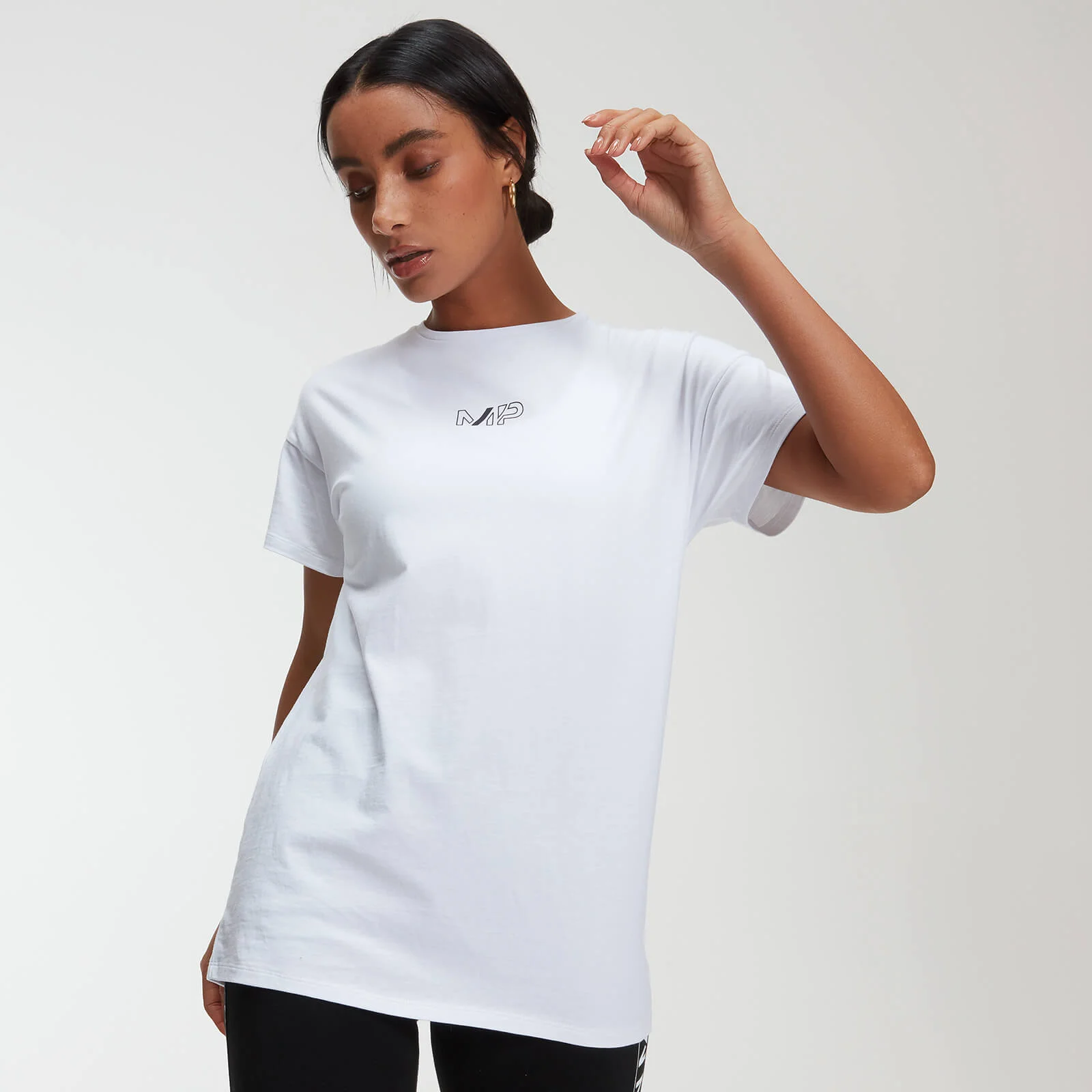 MP Power Women's Oversized T-Shirt - White - XS Imagem 1