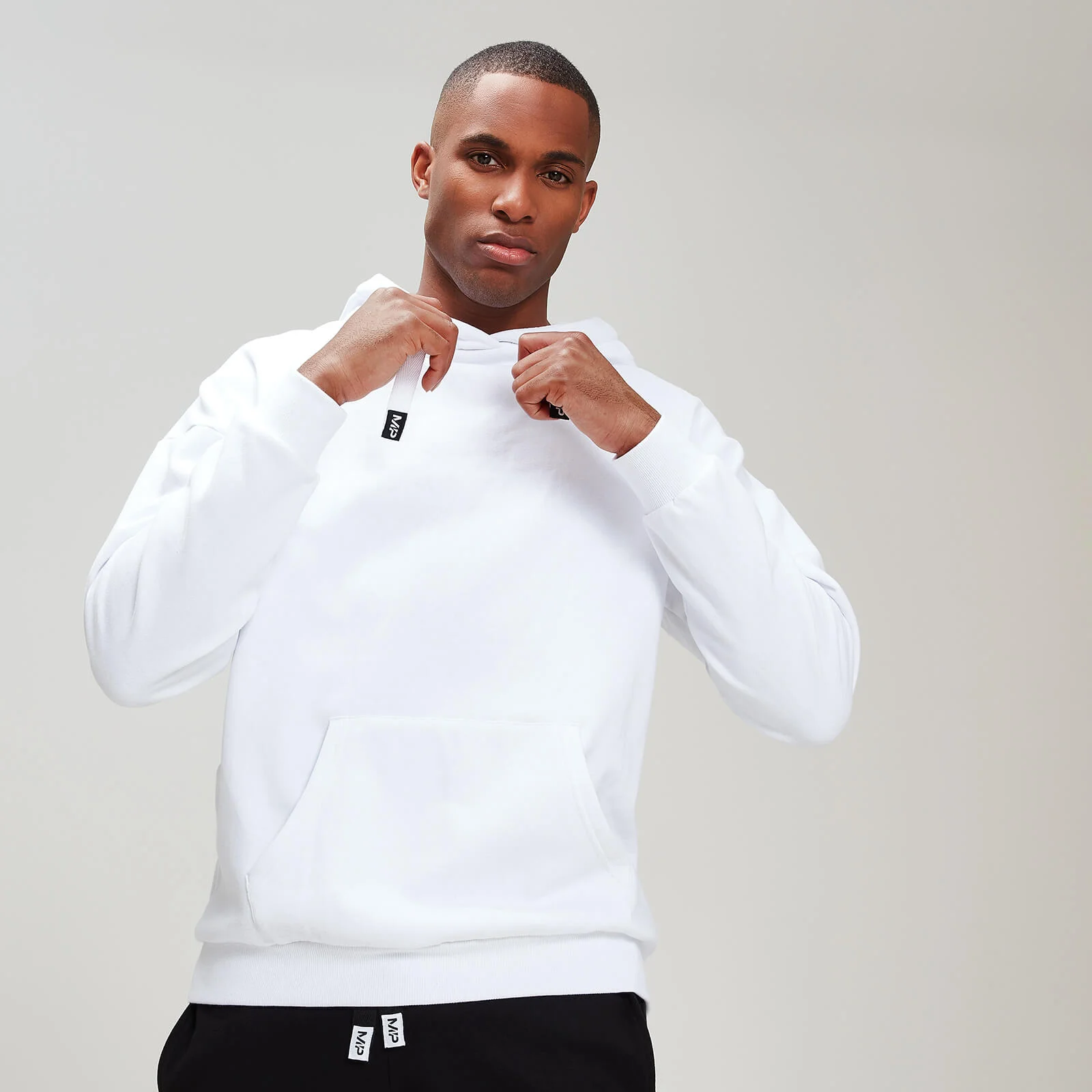 MP Men's Rest Day Stripe Overhead Hoodie - White - XS Imagem 1