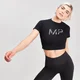 T-Shirt Curta MP Snake Seamless Para Mulher - Preto