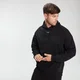 Camisola com Capuz em Tecido Misto para Homem - Preto