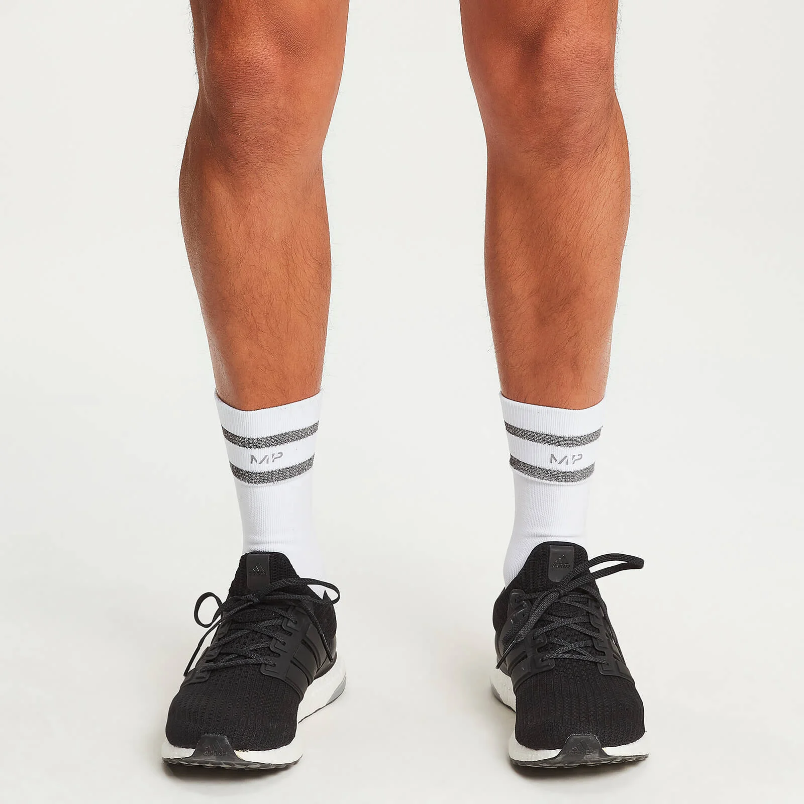 MP Reflective Crew Socks - White - UK 6-8 Imagem 1