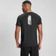 T-shirt de Treino Estampada com Manga Curta para Homem - Preto