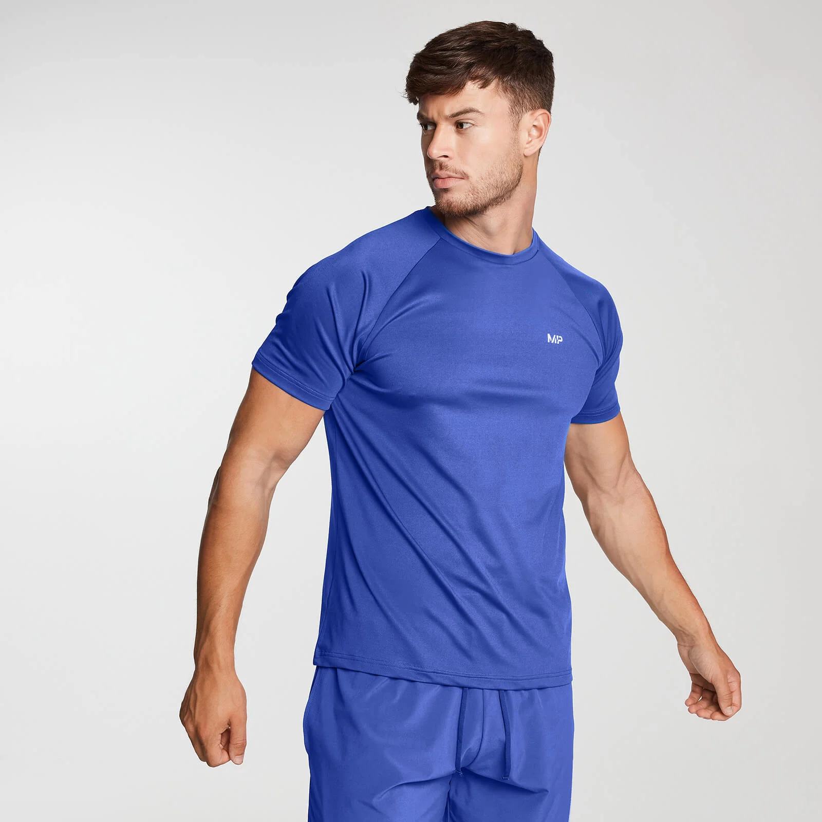 T-Shirt de Treino Estampada MP de Homem - Cobalto - XS Imagem 1