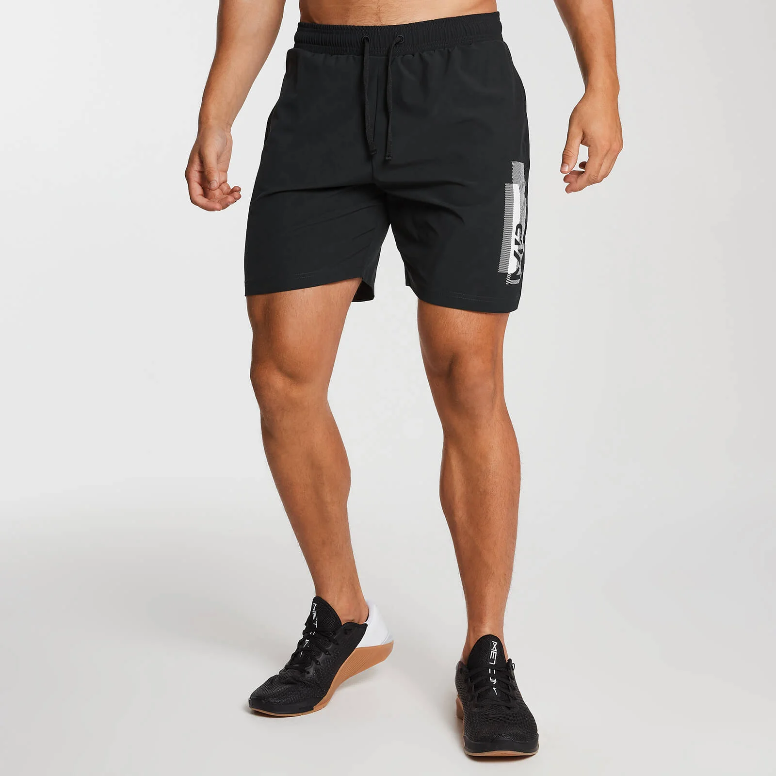 Calções de Treino Estampados para Homem - Preto - XS Imagem 1