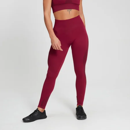 Leggings Nervurados sem Costuras Training para Senhora da MP - Ameixa