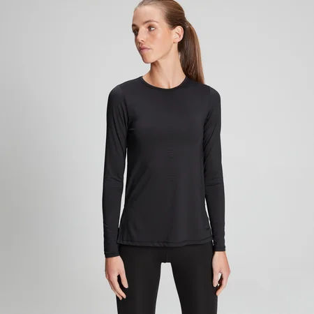 Camisola de Manga Comprida Velocity para Senhora da MP - Preto