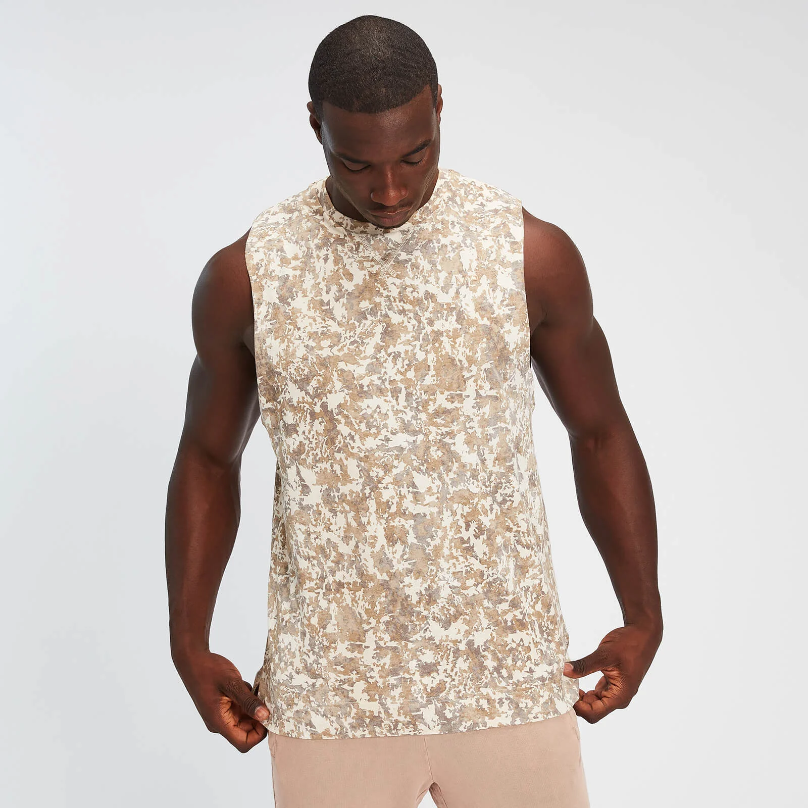 Camisola sem Mangas Training para Homem da MP - Camuflado - XS Imagem 1