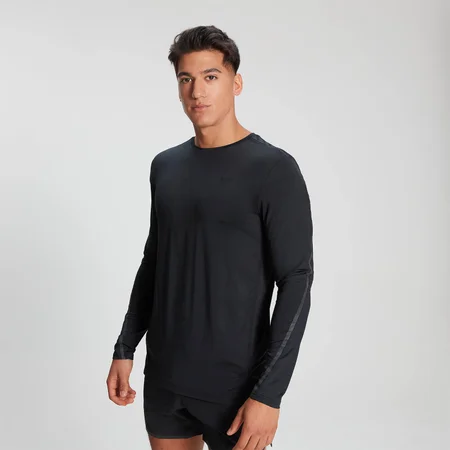 T-shirt de Manga Comprida Velocity para Homem da MP - Preto