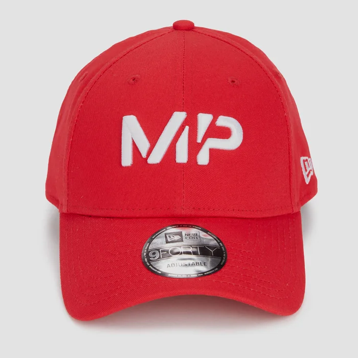 Boné de Basebol 9FORTY NEW ERA da MP - Vermelho Perigo/Branco