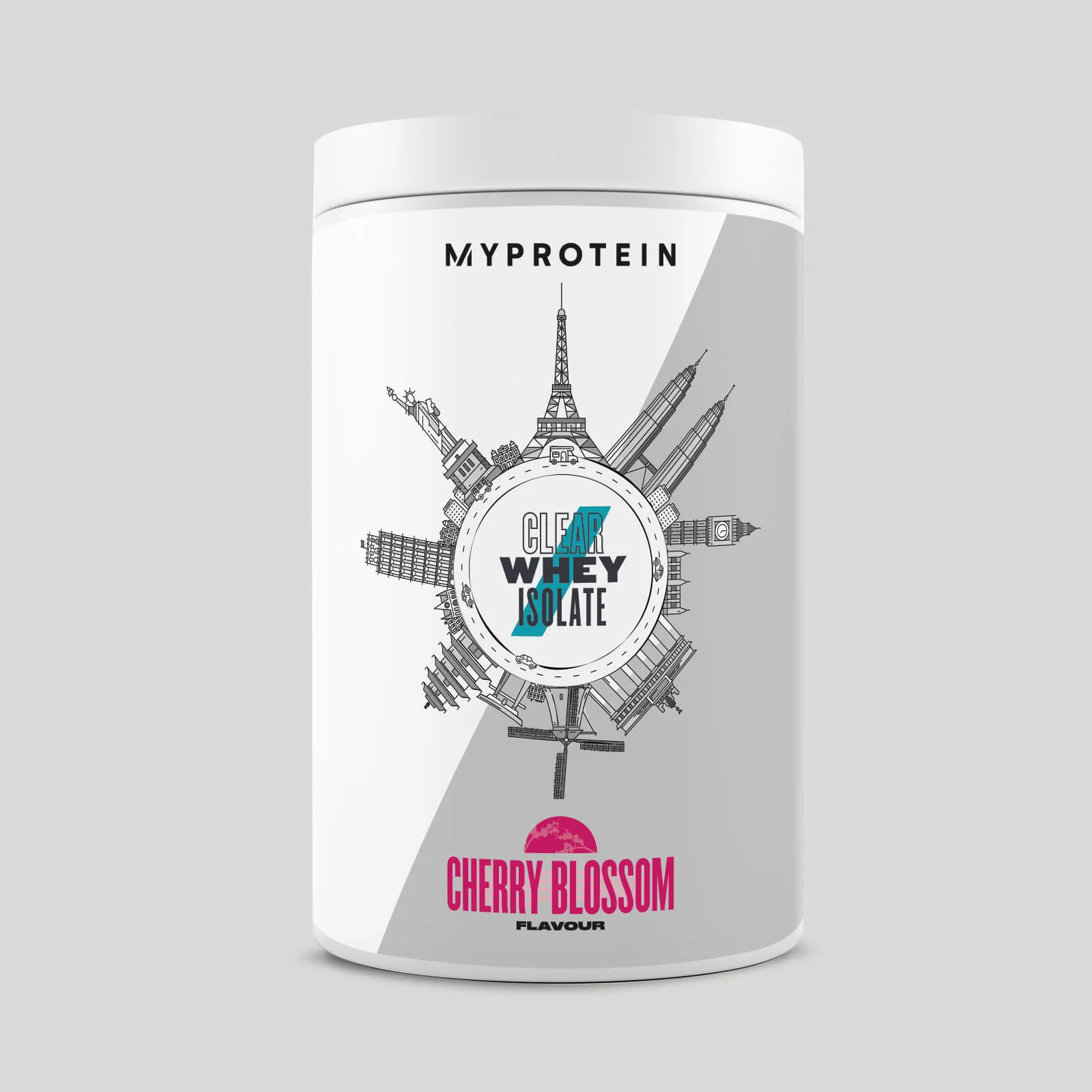 Clear Whey Isolada — Cozinha do Mundo - 20servings - Flor de cerejeira Imagem 1