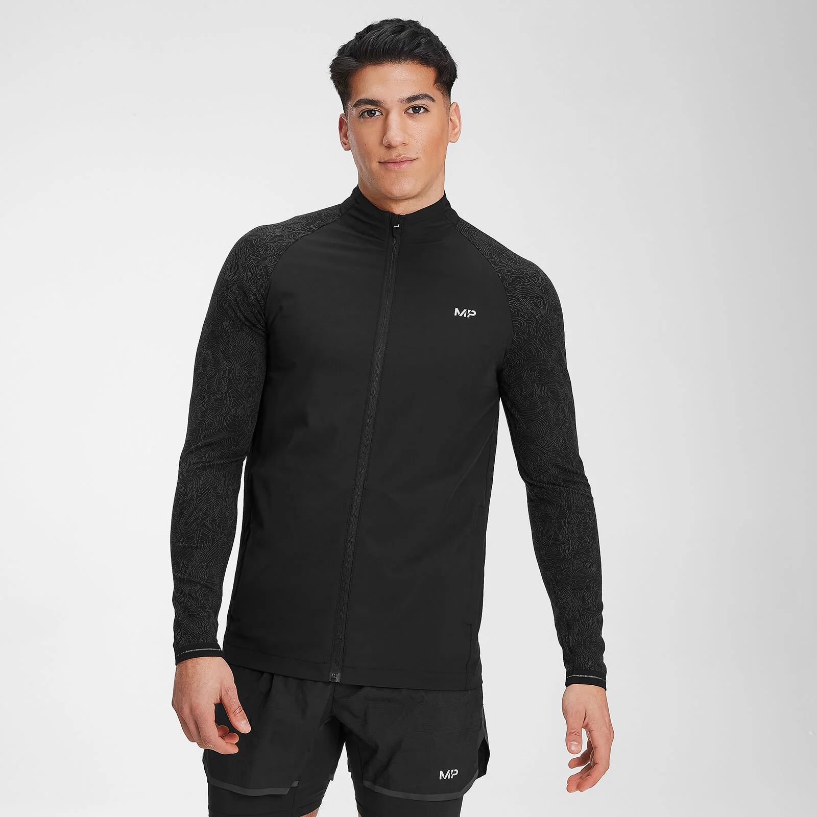 Casaco de Treino Velocity para Homem da MP - Preto - XXS Imagem 1