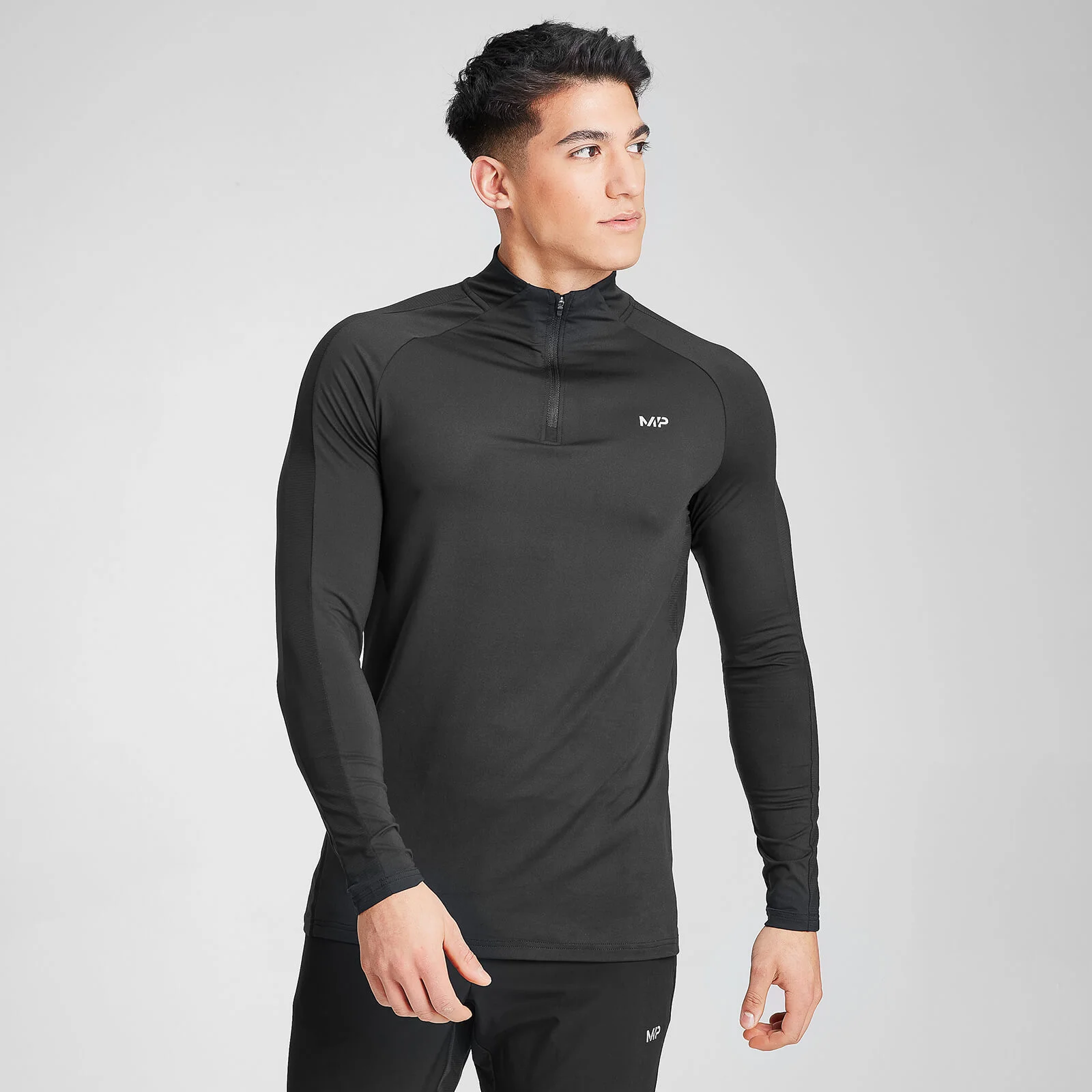 Camisola com Fecho 1/4 Velocity da MP para Homem - Preto - XXS Imagem 1