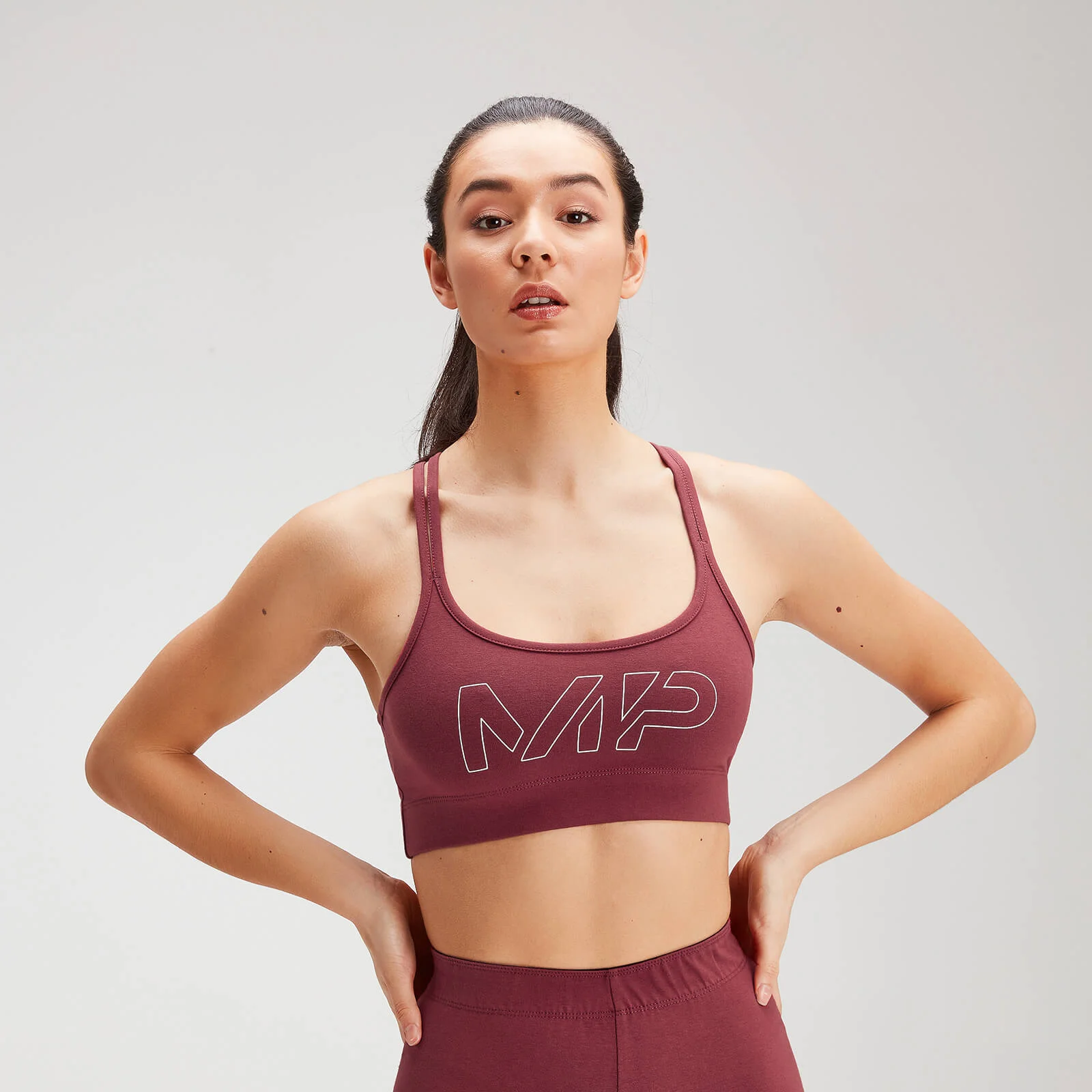 Soutien de Desporto Originals para Senhora da MP - Claret - XXS Imagem 1