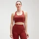 Soutien de Desporto Cruzado Atrás Shape Seamless Ultra para Senhora da MP - Burnt Red