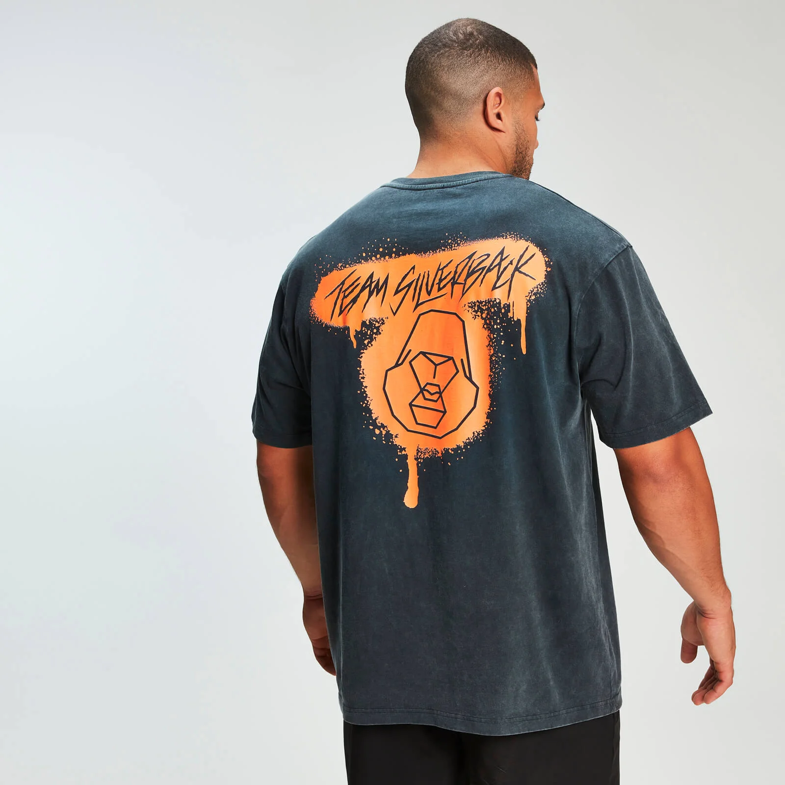 MP x Zack George Acid Wash Oversized Tee - Neon Orange - XS Imagem 1