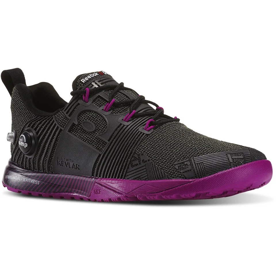 Reebok Women's CrossFit Nano Pump Fusion Trainers - Black/Purple Imagem 1