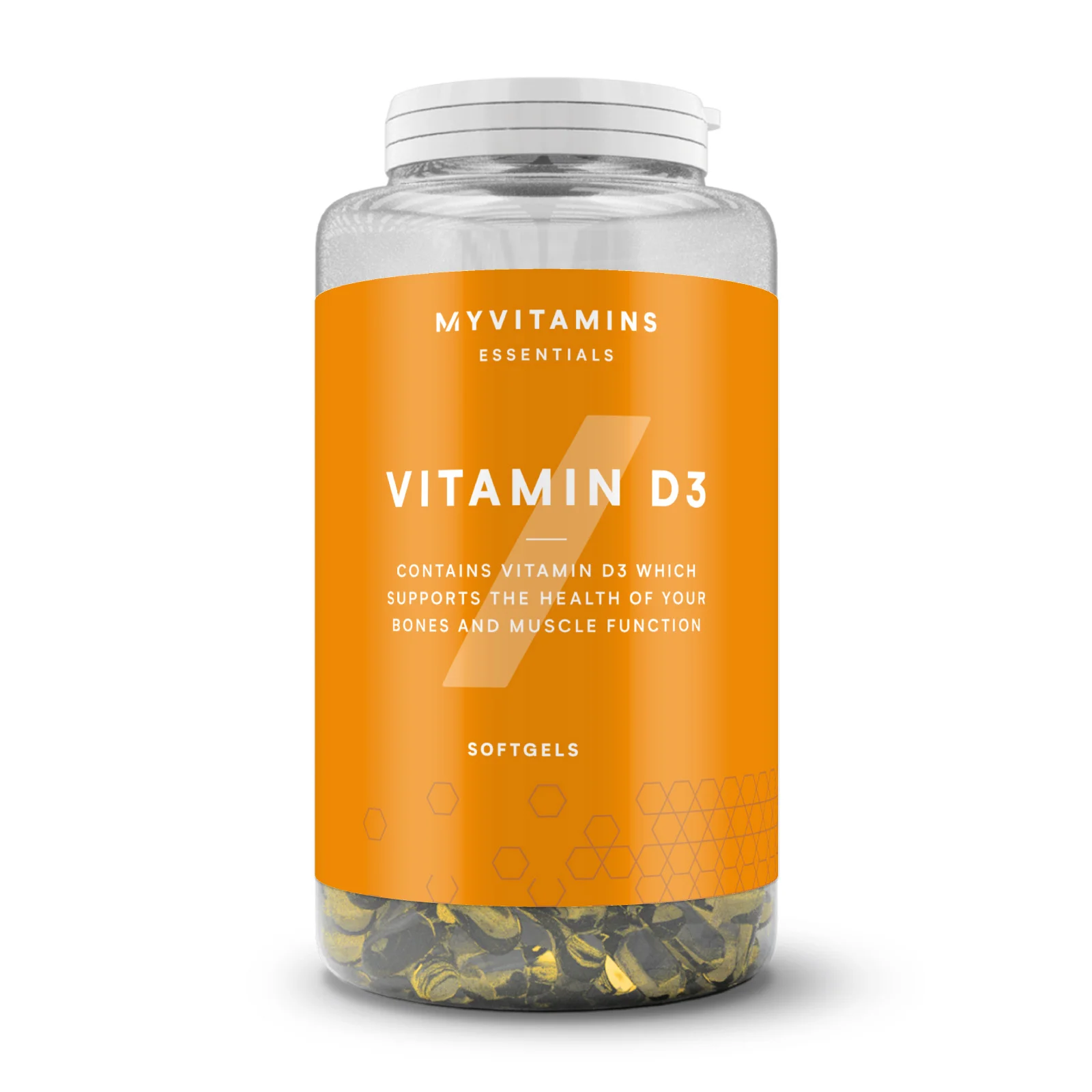 Vitamina D3 em Cápsulas - 180softgels - Non-Vegan Imagem 1
