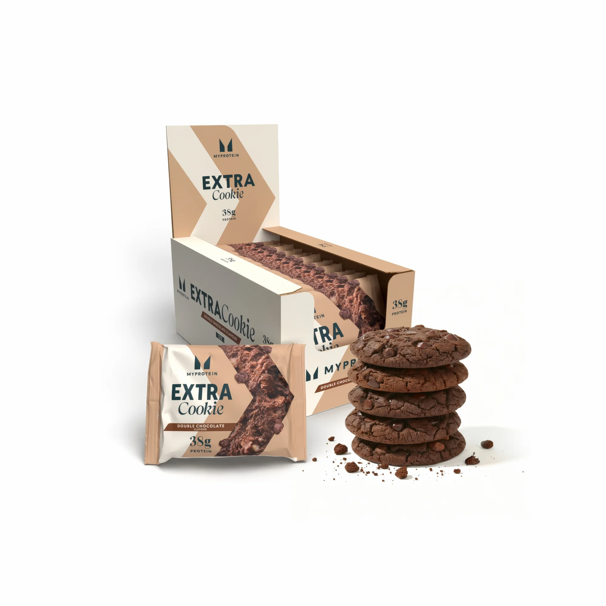 Biscoito Proteico - 12 x 75g - Chocolate Duplo Imagem 1