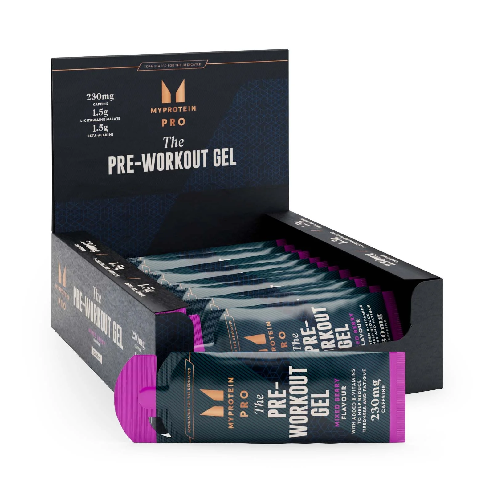 Gel Pré-Treino - 12 x 50g - Mix de bagas Imagem 1