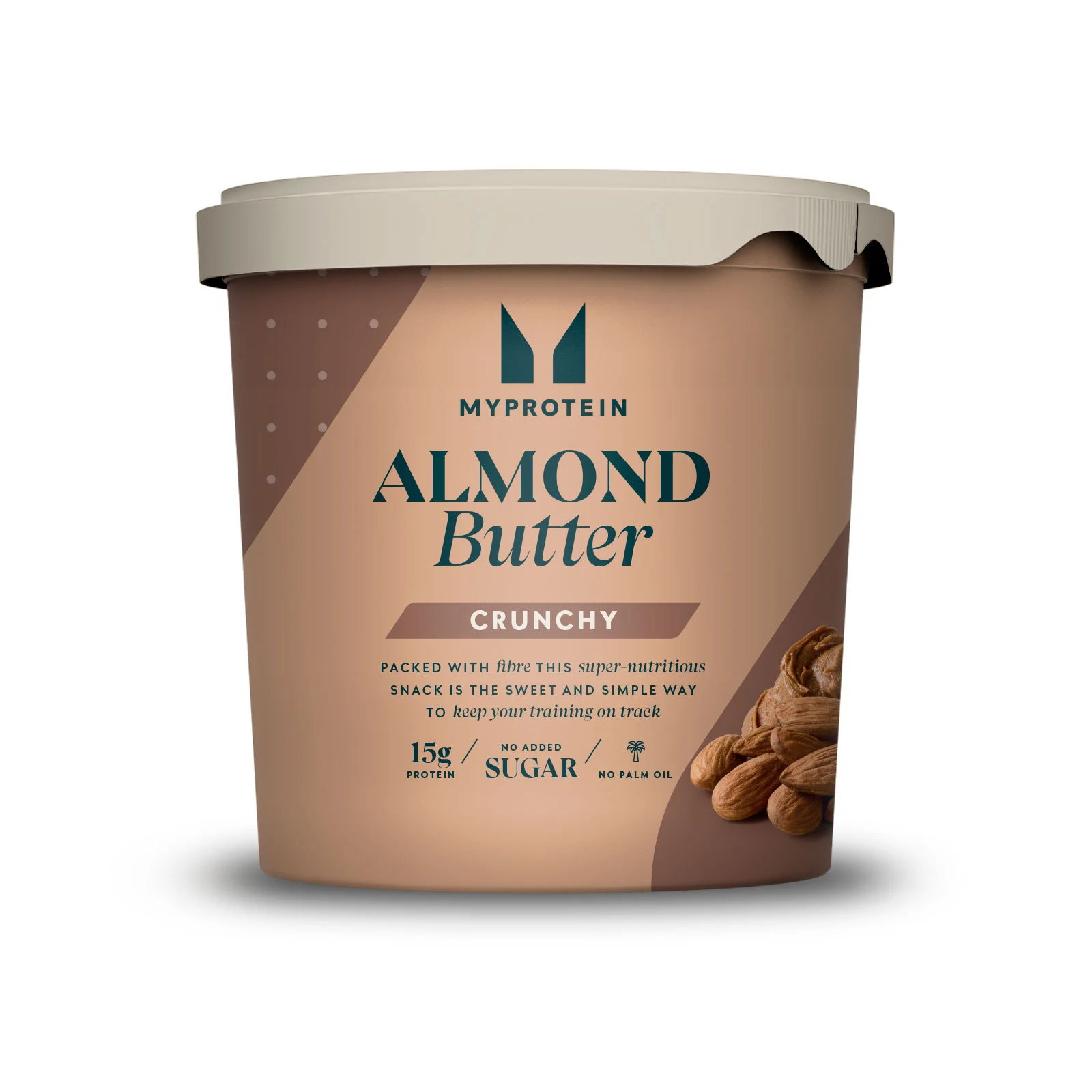 Manteiga de Amêndoa Natural - 1kg - Original - Crocante Imagem 1