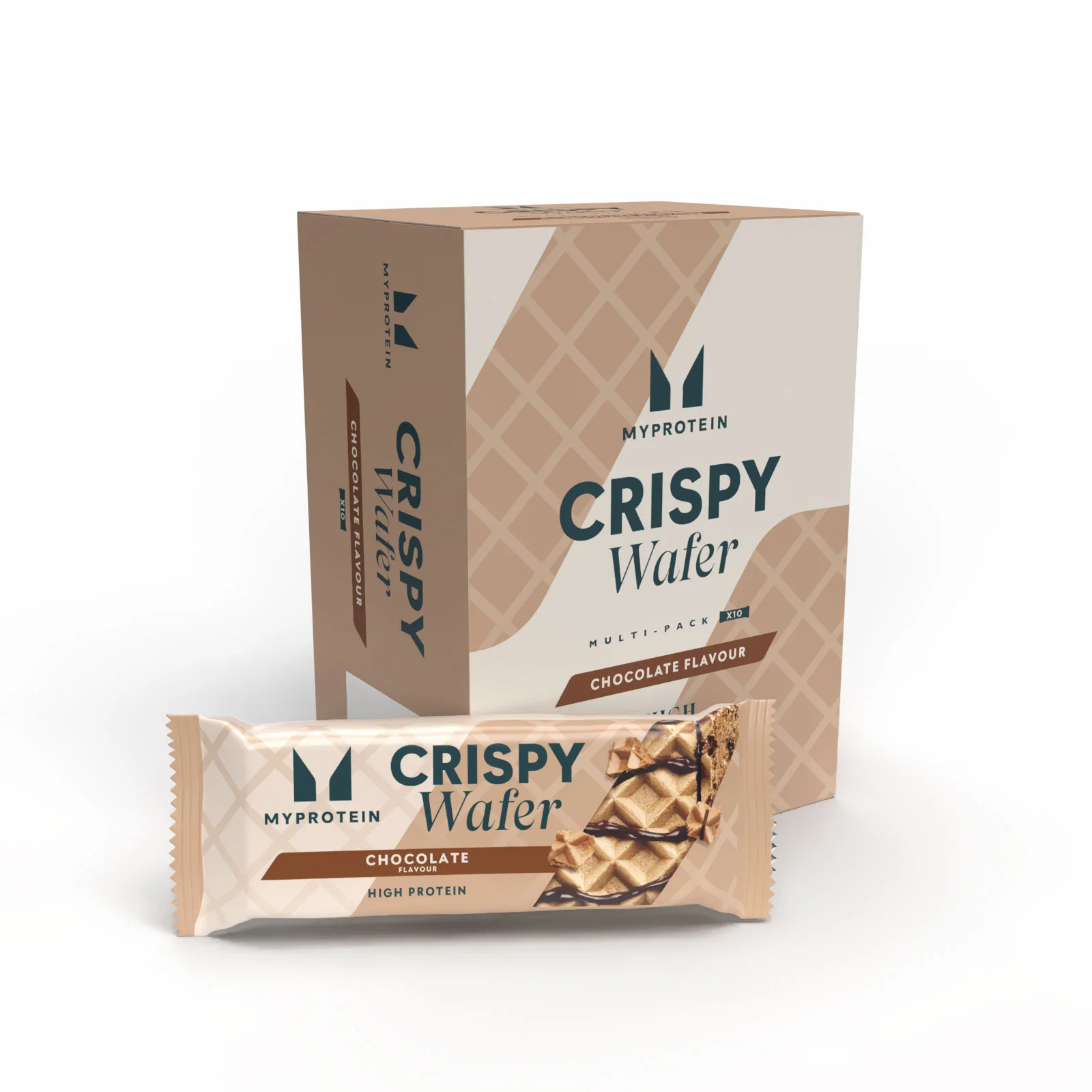 Wafer Proteico - 10Bars - Chocolate Imagem 1