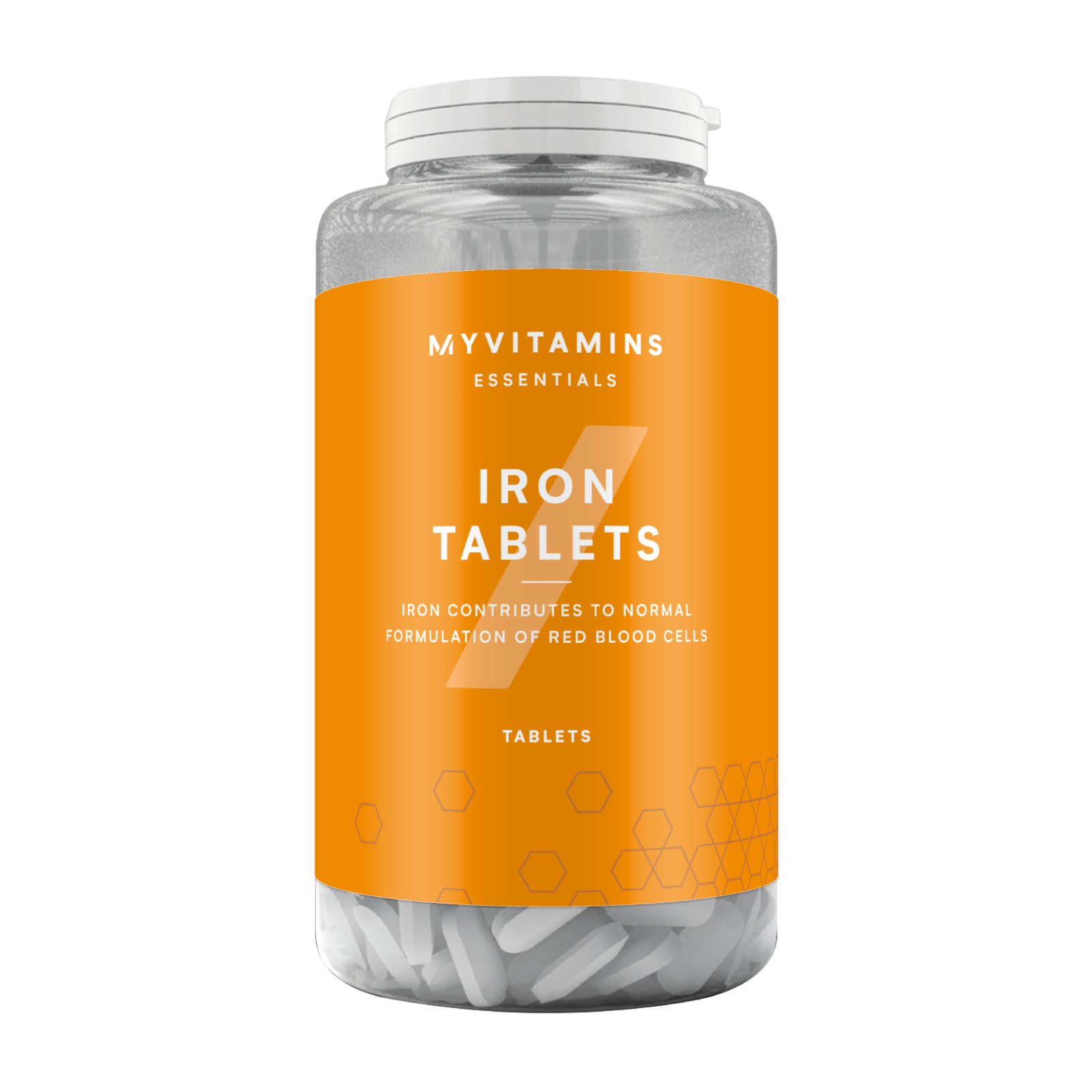 Myvitamins Iron Tablets - 90tablets Imagem 1